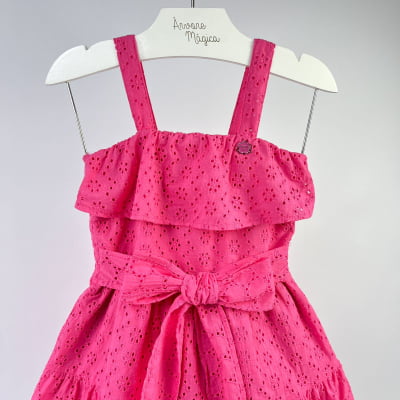 Vestido Infantil Momi Laise Pink 