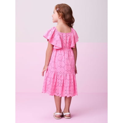 Vestido Infantil Momi Luna Laise Babados