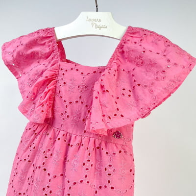 Vestido Infantil Momi Luna Laise Babados