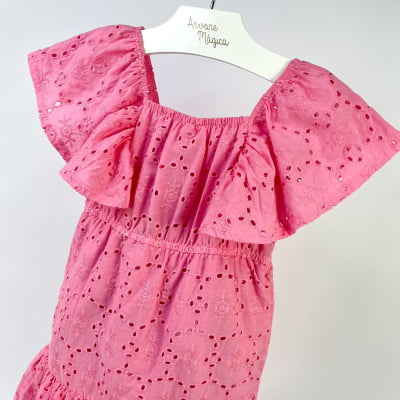 Vestido Infantil Momi Luna Laise Babados