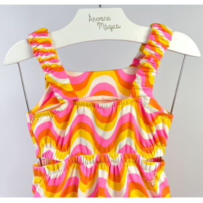 Vestido Infantil Momi Ondas de Verão