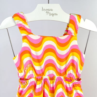 Vestido Infantil Momi Ondas de Verão