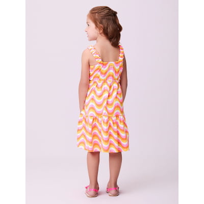 Vestido Infantil Momi Ondas de Verão