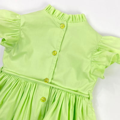 Vestido de Festa Bebê Um Mais Um Verde Lavínia