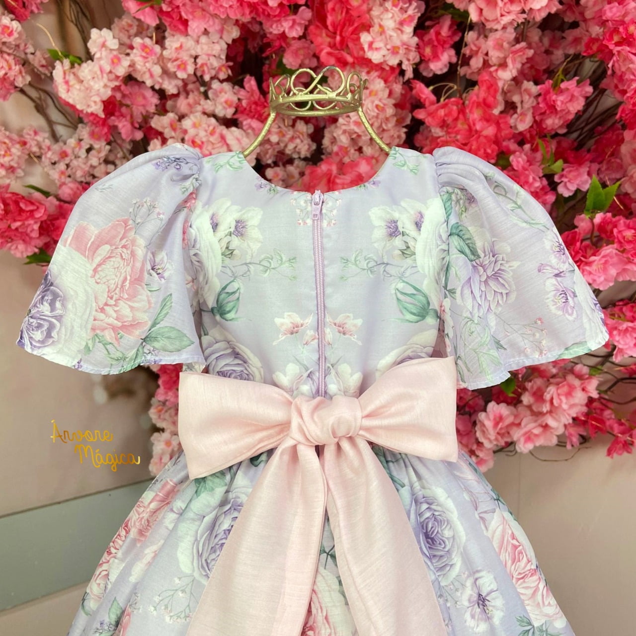 Vestido de Festa Infantil Cinderela Luxo Petit Cherie especiais da Árvore  Mágica