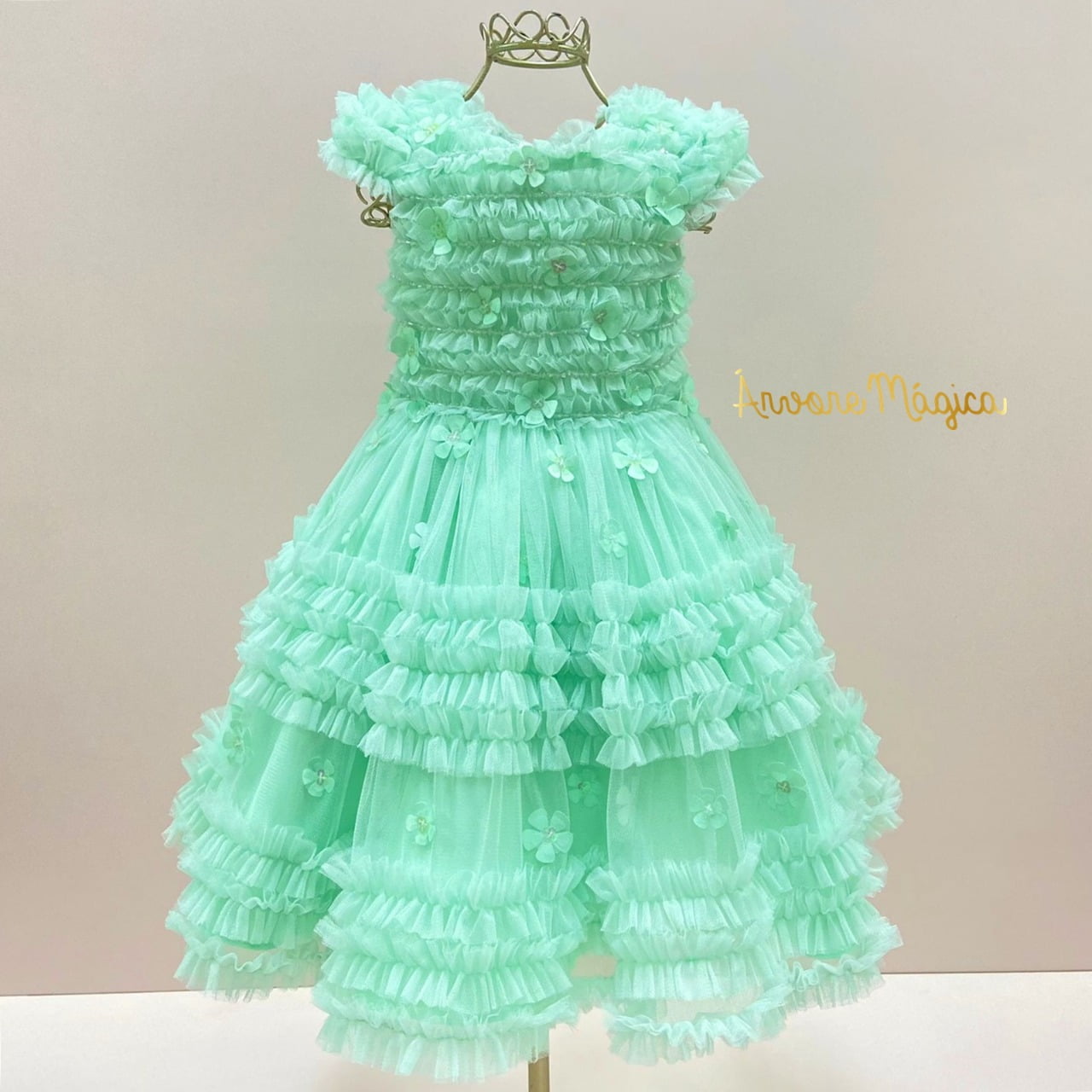 Vestido de Festa Infantil Cinderela Luxo Petit Cherie especiais da Árvore  Mágica