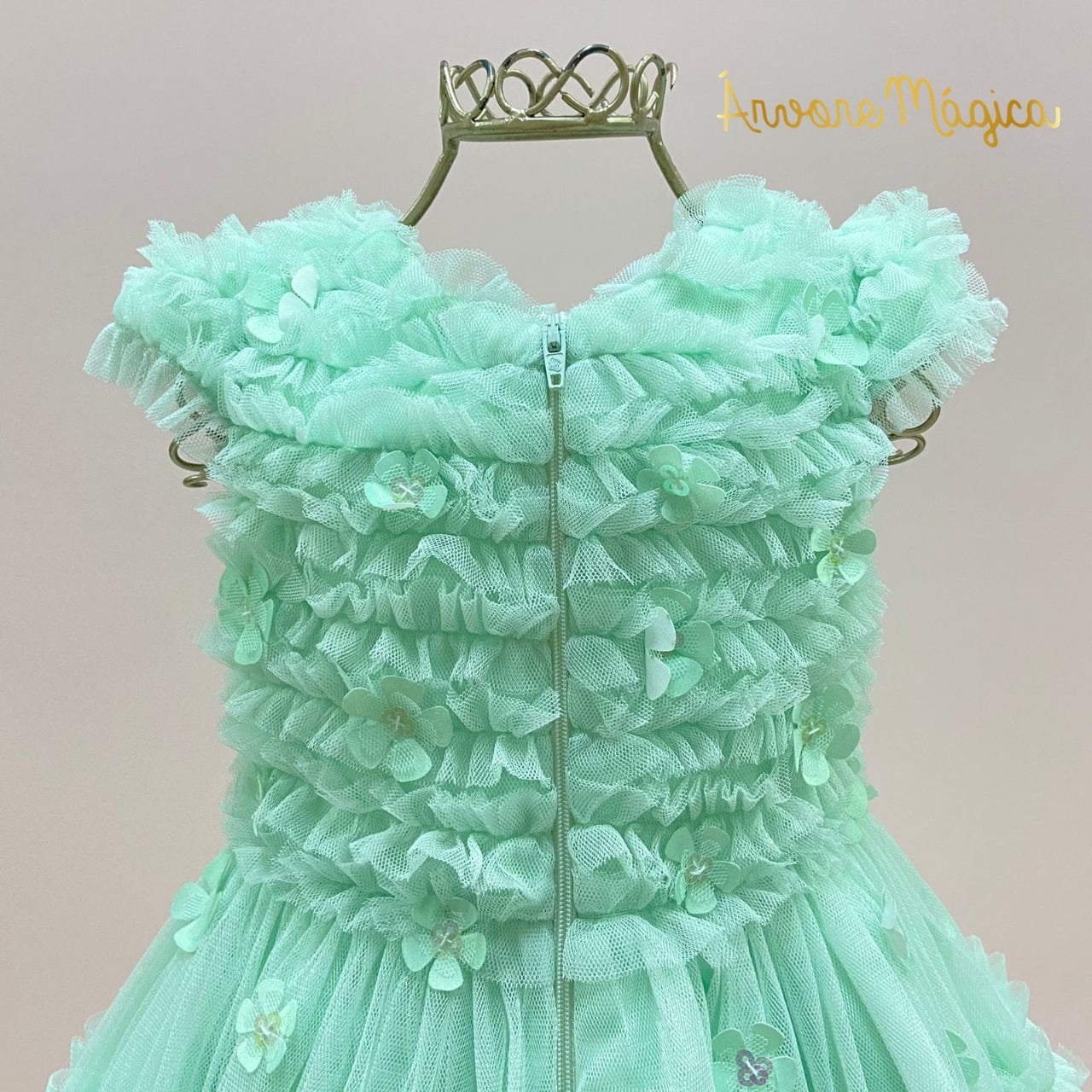 Vestido de Festa Infantil Cinderela Luxo Petit Cherie especiais da Árvore  Mágica