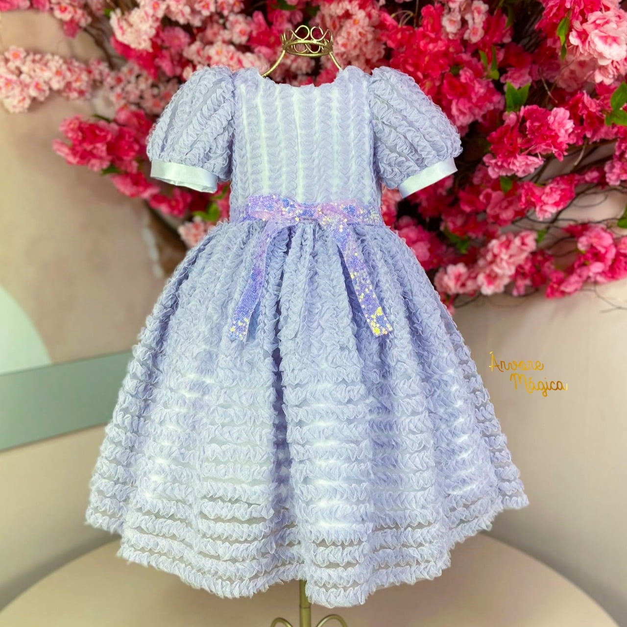 Vestido luxo best sale festa infantil