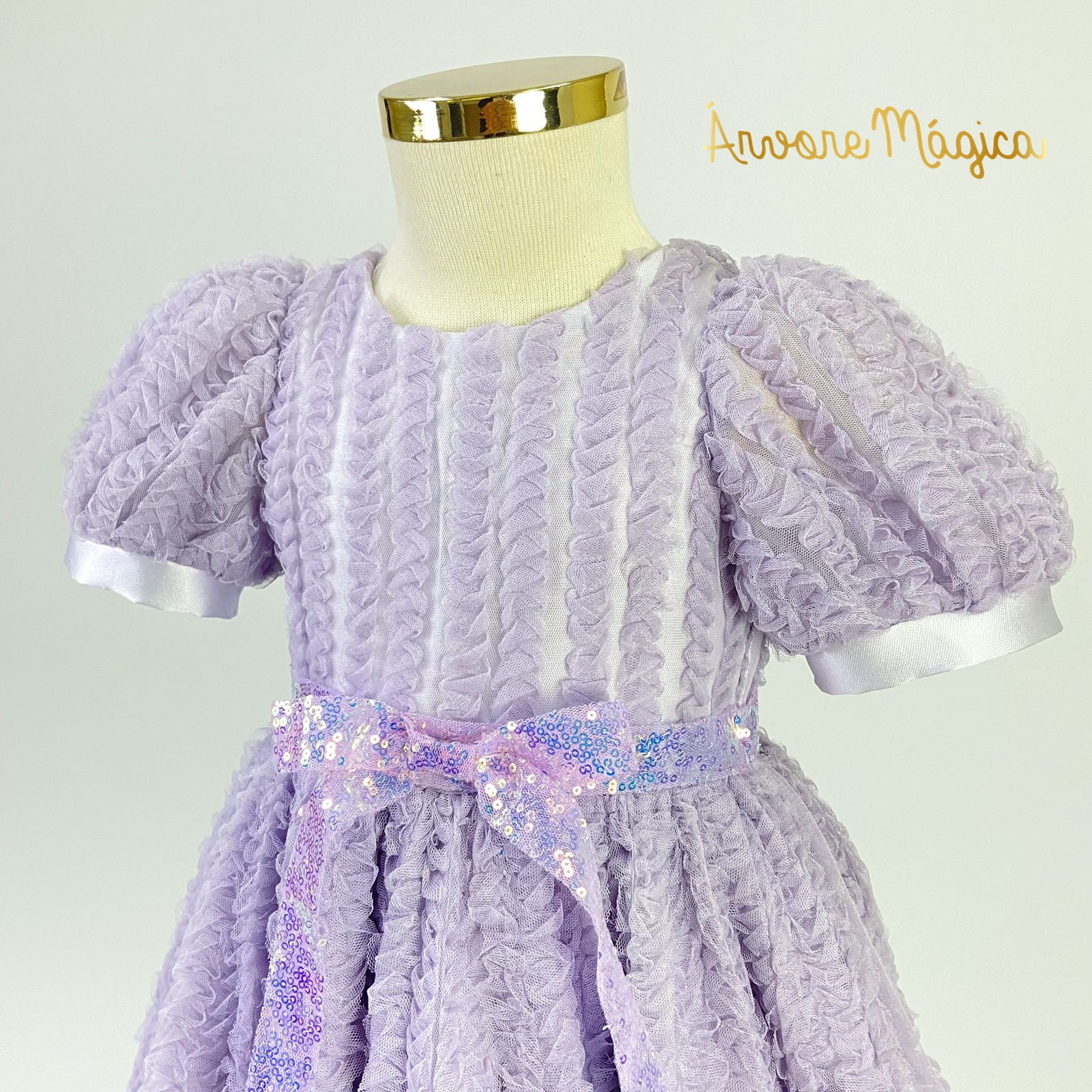 Vestido de Festa Infantil Cinderela Luxo Petit Cherie especiais da Árvore  Mágica