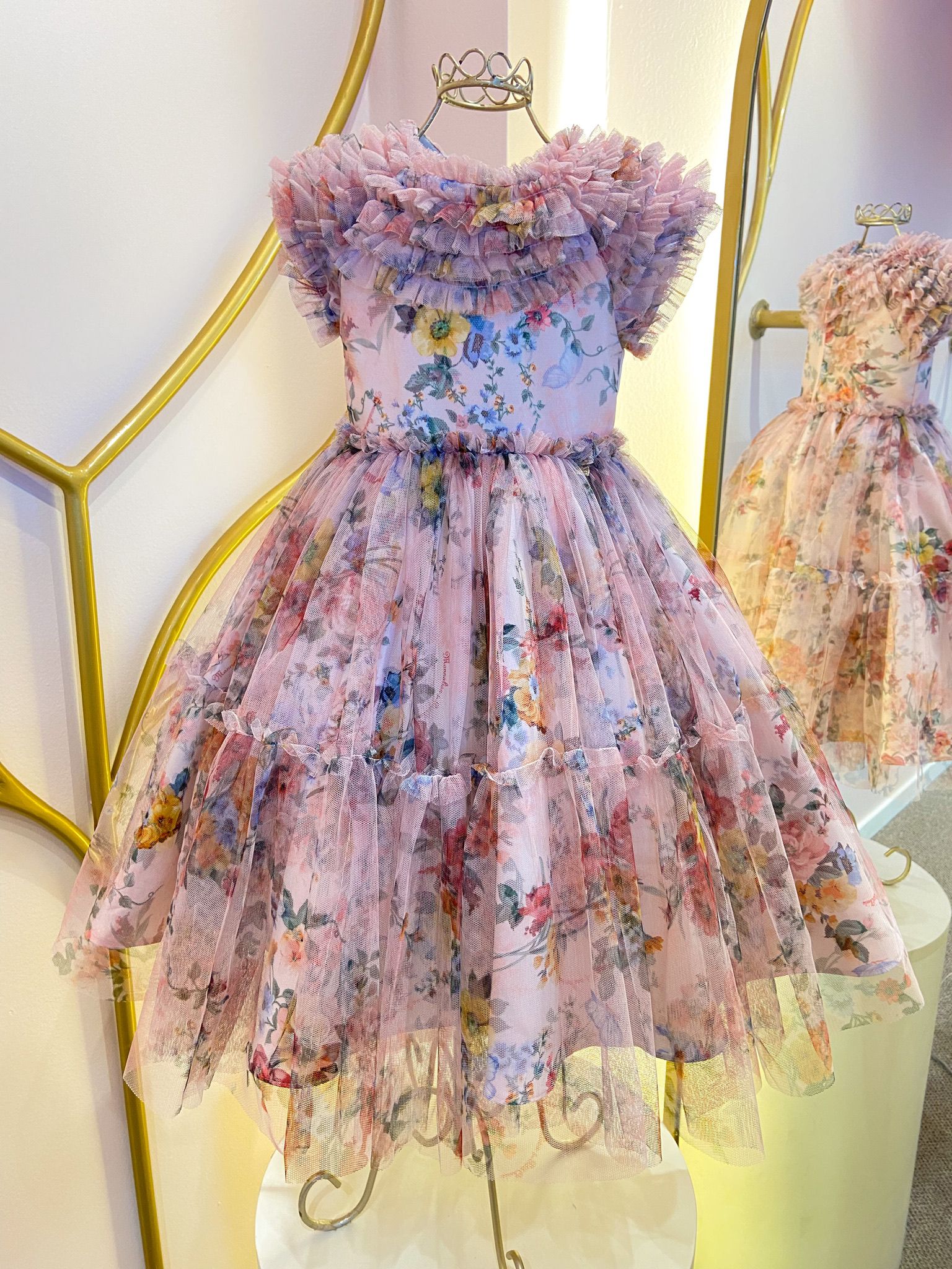 árvore Mágica Vestido Infantil De Festa Com Tule Vestido Tutu De