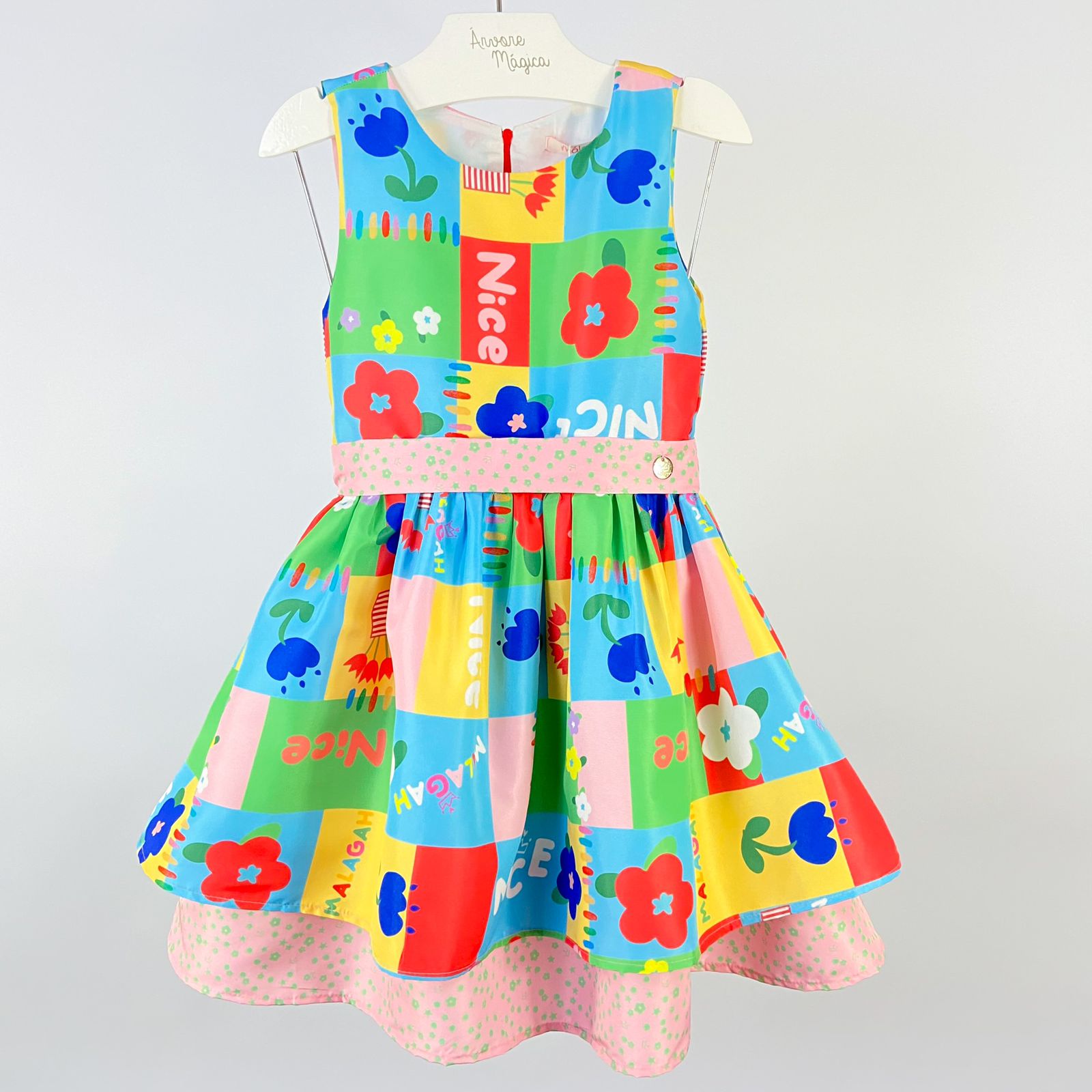 Vestido Infantil Málagah Fazendinha