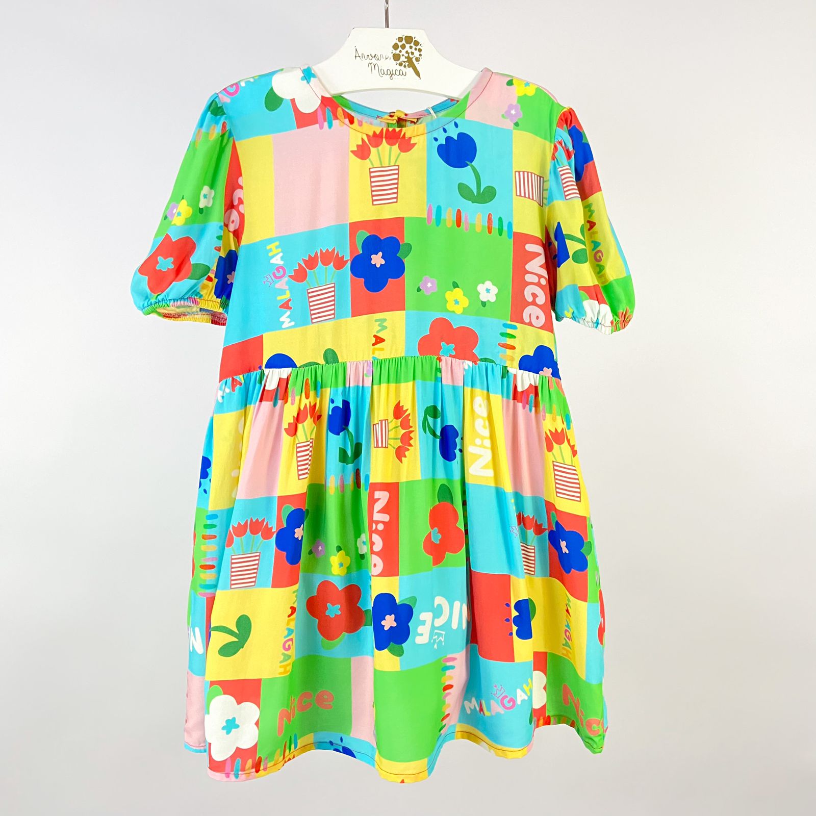 Vestido Infantil Málagah Fazendinha Soltinho