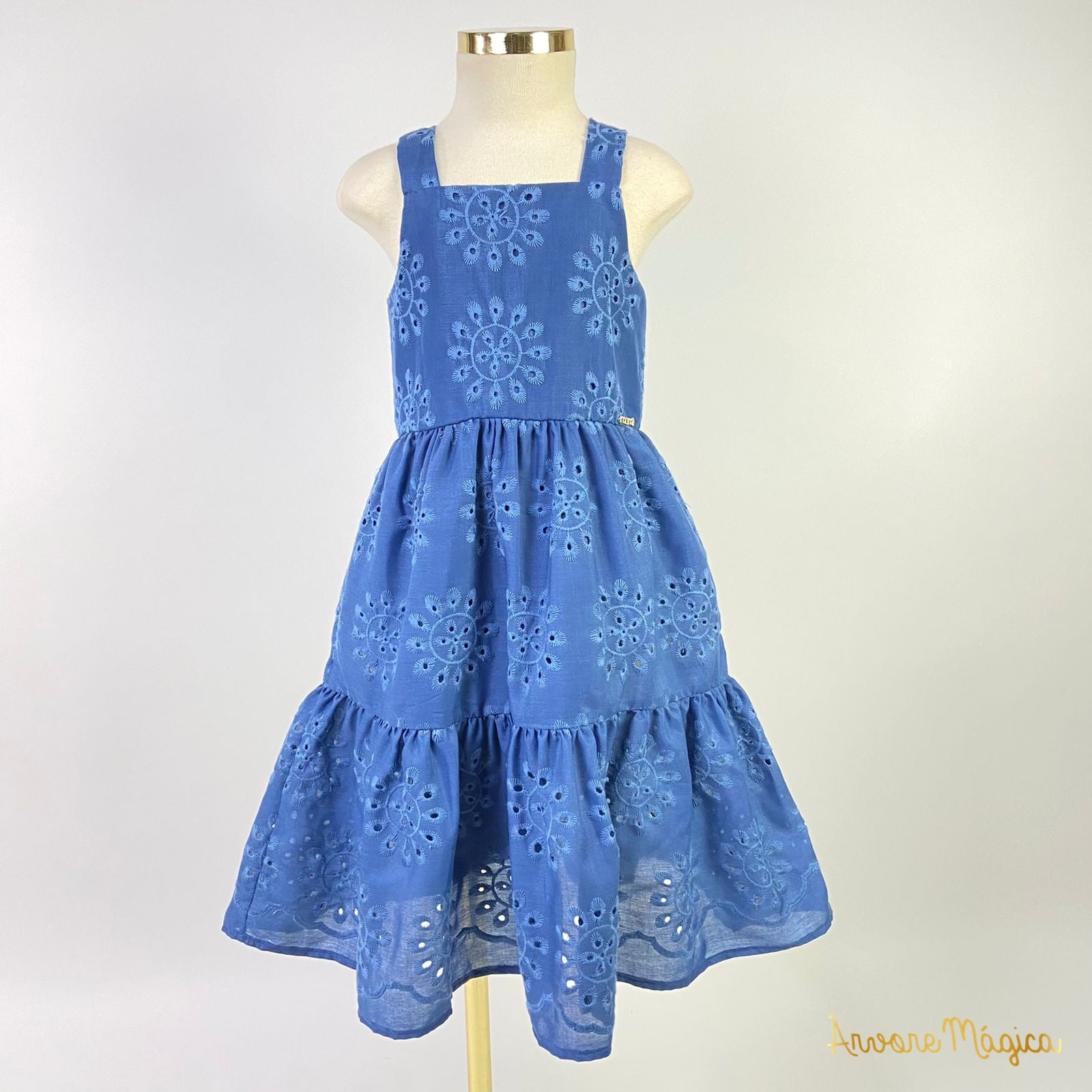 Vestido Infantil Momi Azul Laise