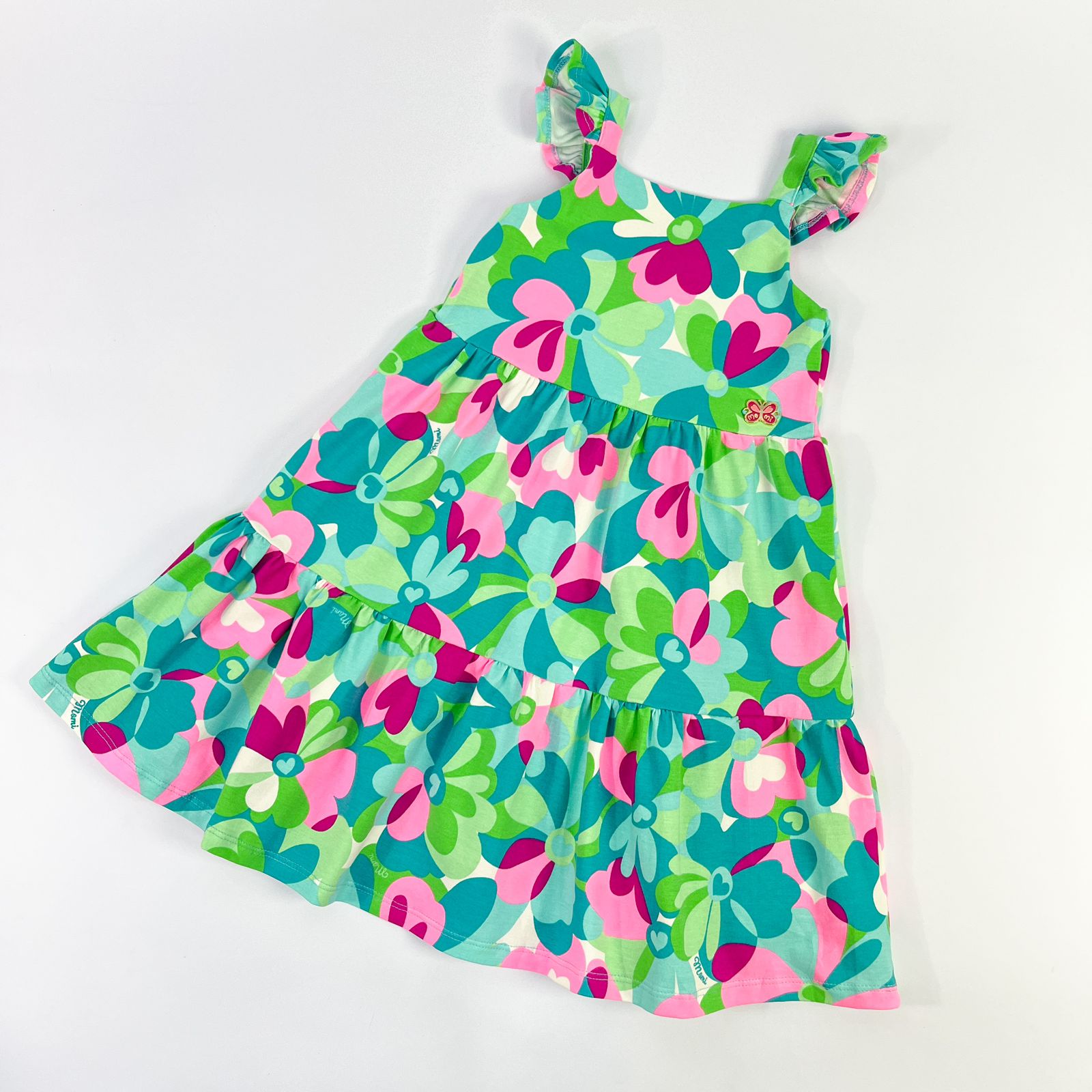 Vestido Infantil Momi Flores Melinda