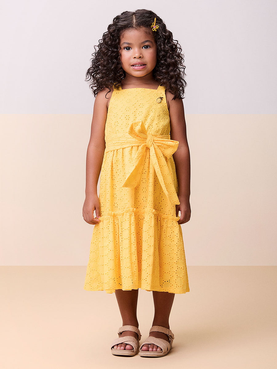 Vestido Infantil De VerÃ£o Vestido Infantil Momi Laise Verão