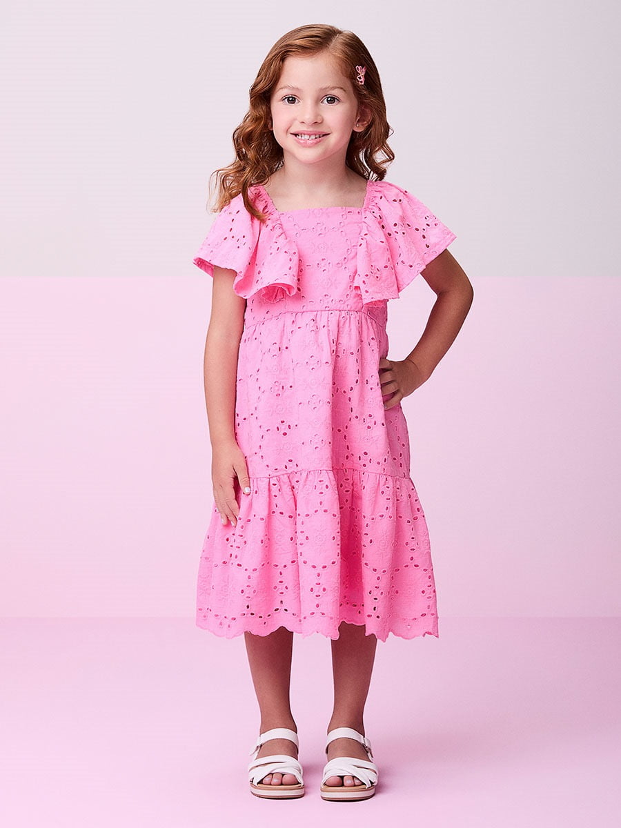 Vestido Infantil Momi Luna Laise Babados