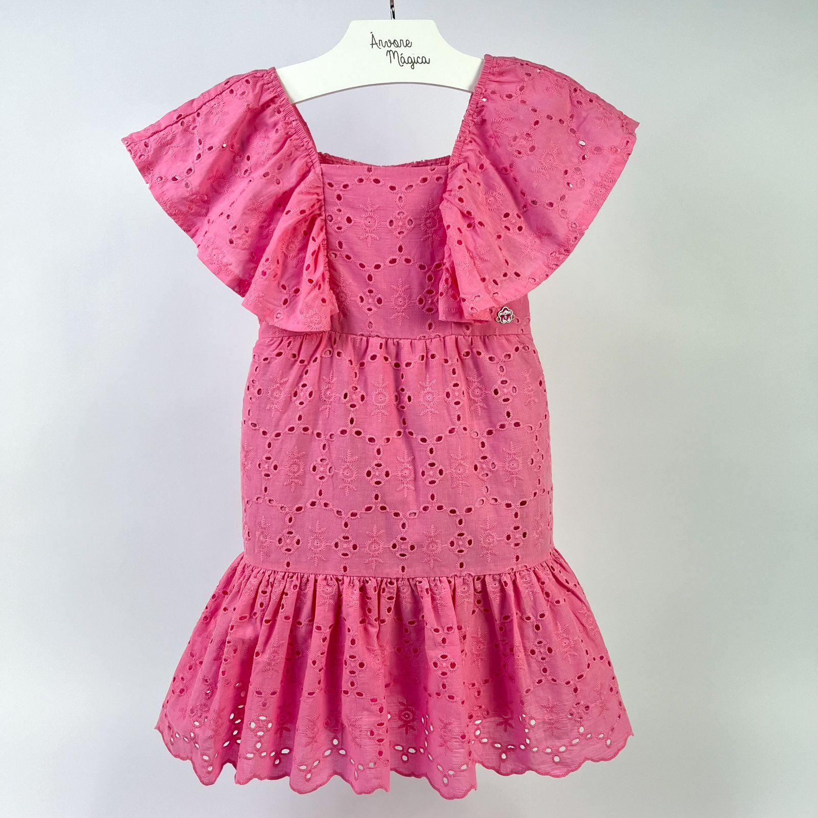 Vestido Infantil Momi Luna Laise Babados