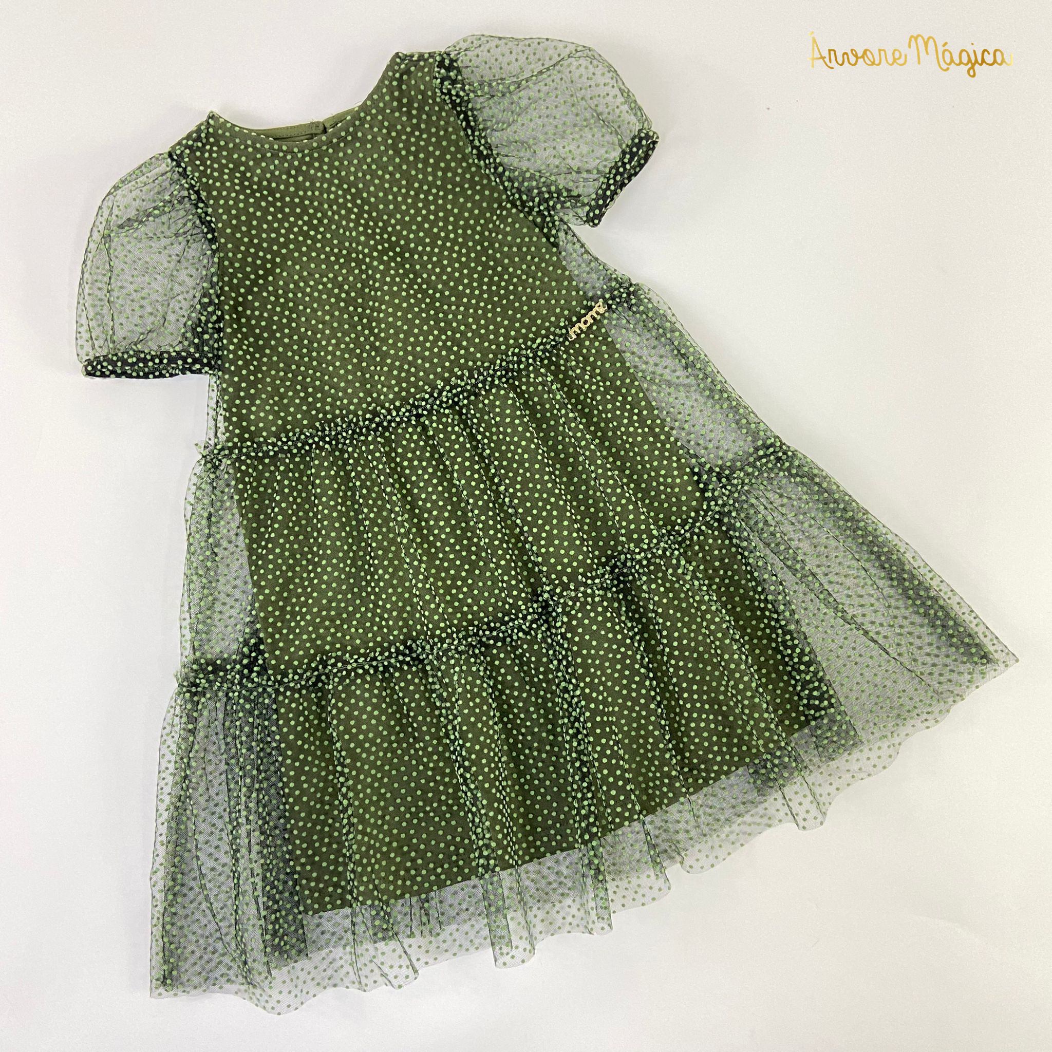 Vestido Infantil Momi Tule Poás